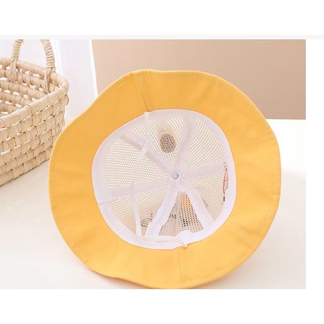 Mũ Vành Lưới chống nắng cho bé từ 1-4 tuổi, nón bé trai bé gái