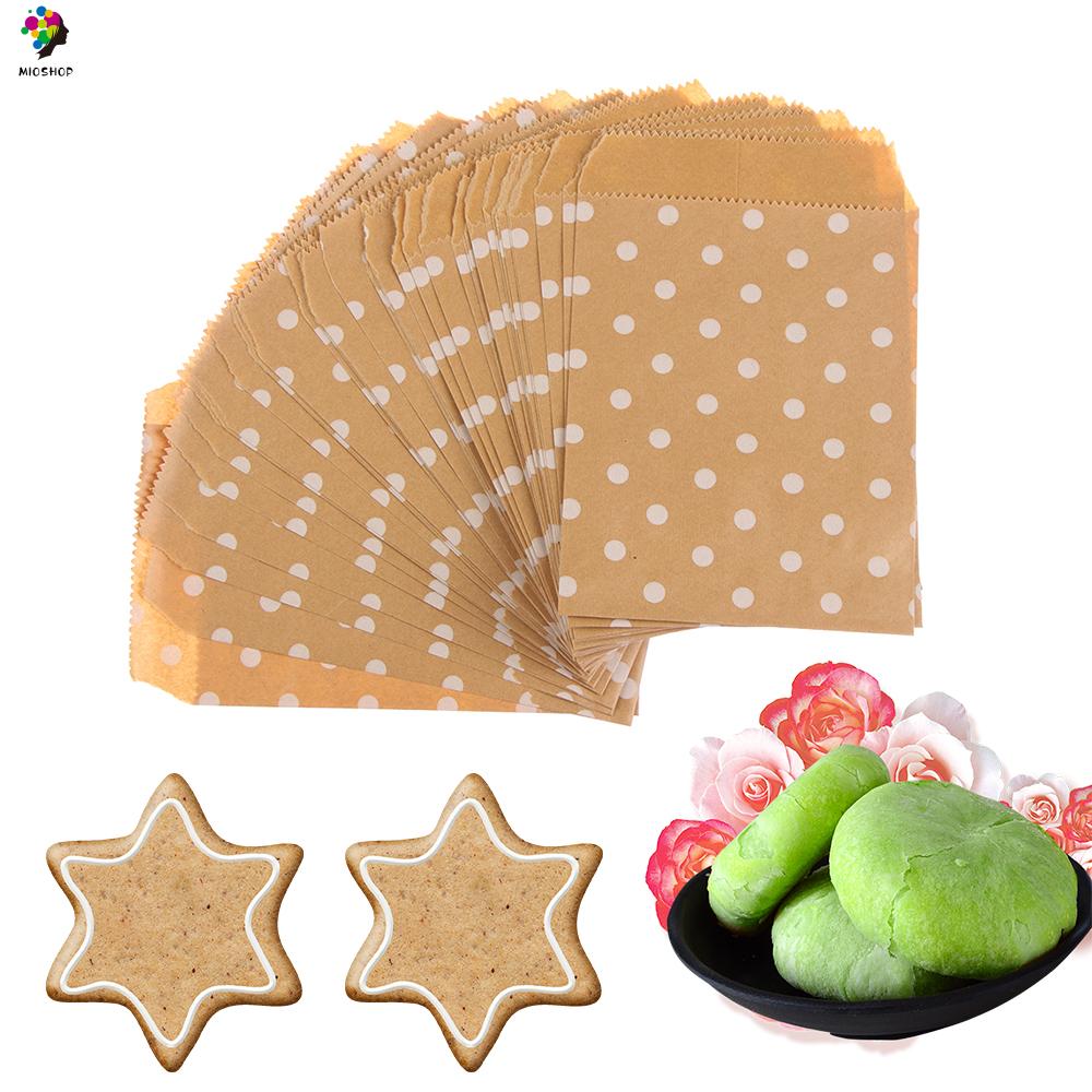 Set 50 túi giấy Kraft đựng bánh kẹo 15x10cm | BigBuy360 - bigbuy360.vn