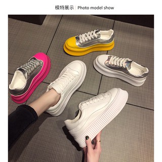 Giày Thể thao bánh mì nhiều màu đế 4cm⚡️Andu Store⚡️