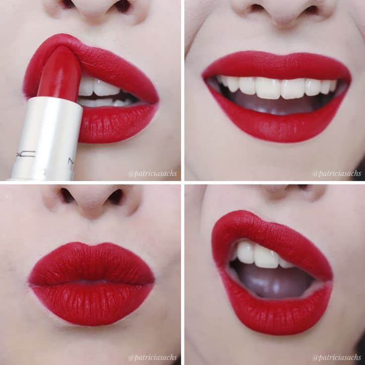 Son Thỏi MAC màu Marrakesh Chili RubyWoo RussianRed Retro Mocha