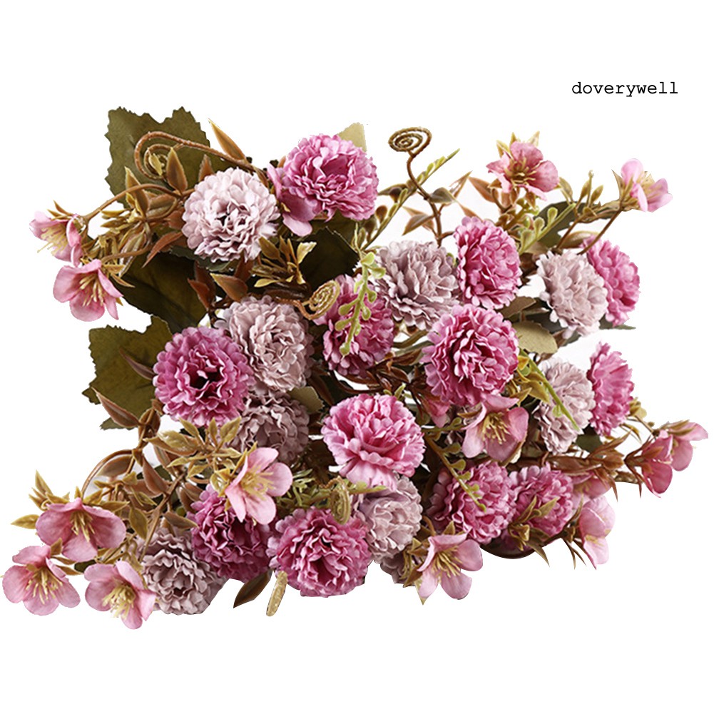 1 Cây Hoa Tử Đinh Hương Nhân Tạo Cho Trang Trí 3.5cm