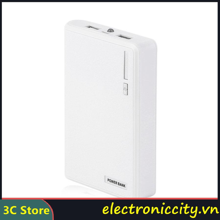 Pin Sạc Dự Phòng 10400MAH 4*18650 Nhỏ Gọn Cho Điện Thoại