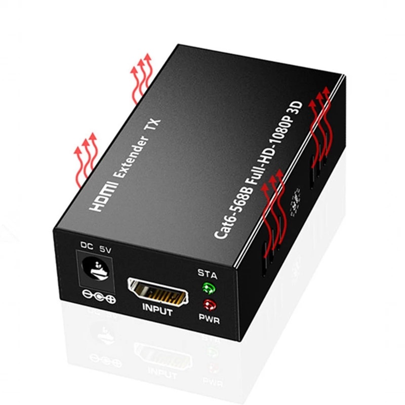 Set đầu mở rộng 60M RJ45 HDMI 1080P HDMI 1080P mạng CAT5E CAT6 LAN PS4 thích hợp cho Apple TV Laptop HDTV