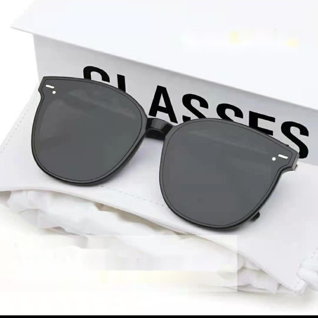 Kính Mát Phân Cực Mặt Tròn Phong Cách Hàn Quốc Thời Trang Cho Nam Và Nữ