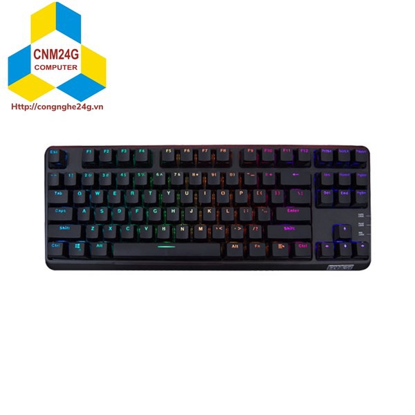 Bàn Phím Cơ Fuhlen M87S Gaming Red Switch TKL (Đen)