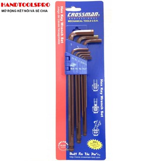 Bộ lục giác bi 9 chi tiết hệ inch Crossman 66-199