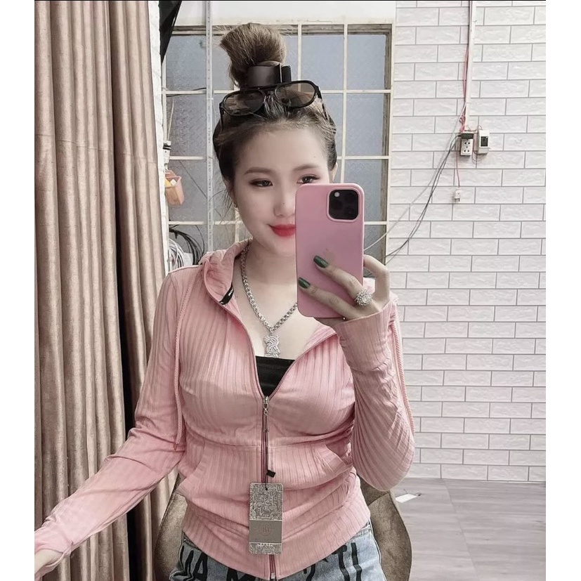 SALE ÁO KHOÁC LEN GÂN ÔM BODY TÔN DÁNG 6 TÚI MŨ TO VẢI MỊN MÁT SIZRE 45-75KG(AKLG)