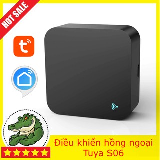 Bộ điều khiển hồng ngoại Tuya S06 - điều khiển tivi, điều hòa, quạt qua giọng nói, điều khiển qua smartphone.