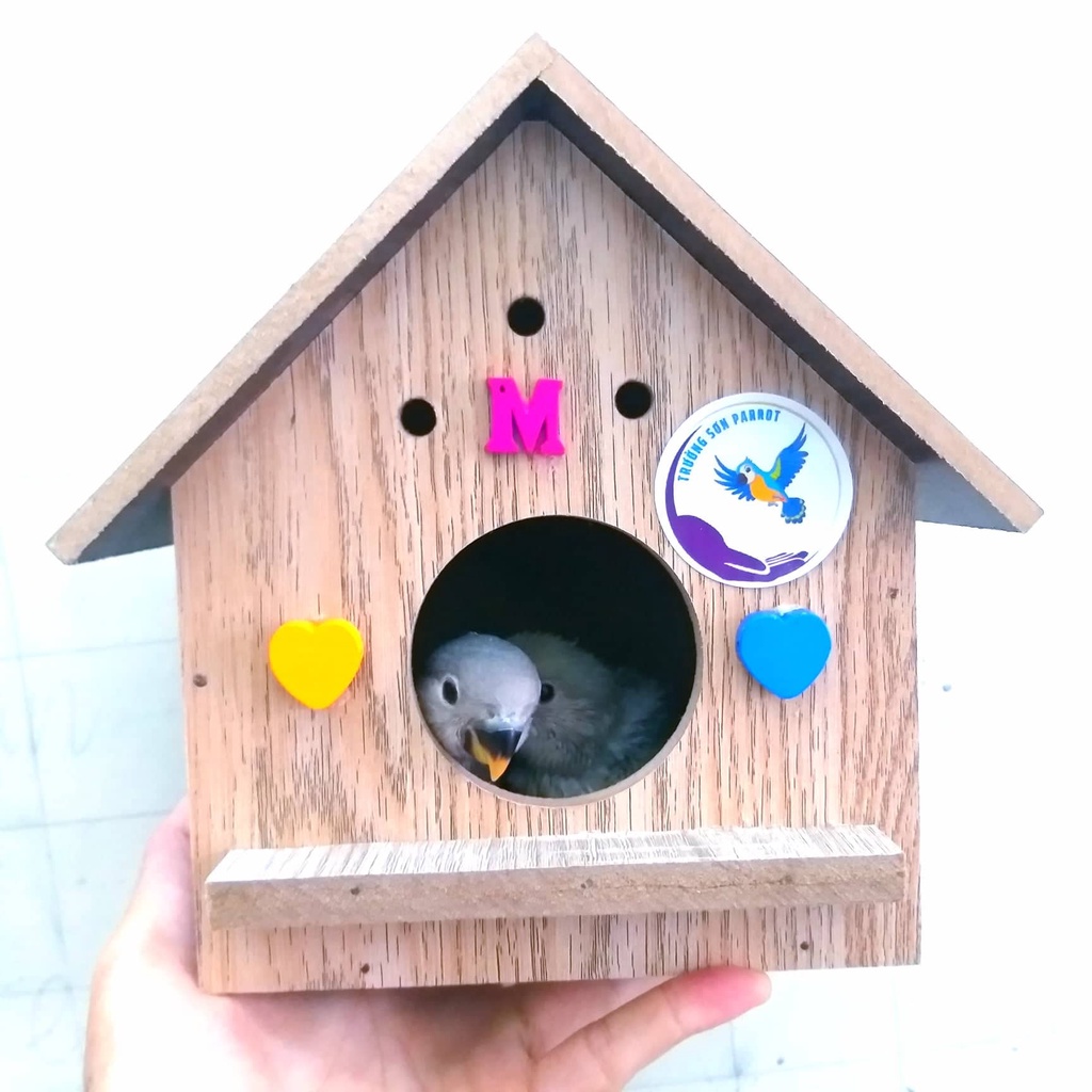 Tổ ngủ  cho vẹt lovebird, yến phụng, parrotlet..
