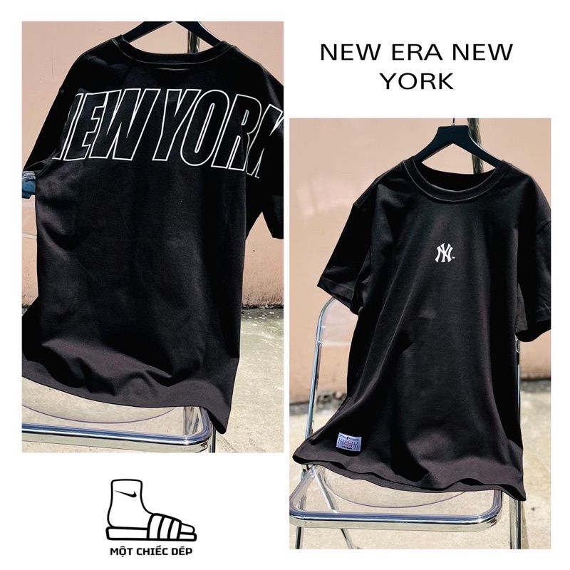 [CHÍNH HÃNG] ÁO THUN CỔ TRÒN NEW ERA NEW YORK YANKEES XANH NAVY - ÁO TSHIRT FULL TAG - UNISEX NAM NỮ - HÀNG NHẬP KHẨU