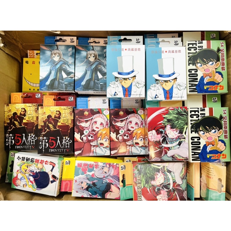 Bộ bài anime hình truyện tranh 50 mẫu / bộ bài tú lơ khơ 54 hình khác nhau 1 bộ