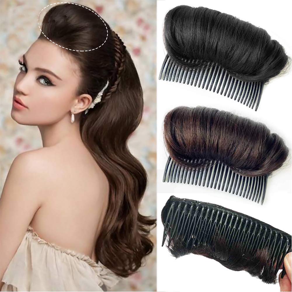 [Hàng mới về] 1/3 Kẹp tạo độ phồng mái tóc nhiều màu tùy chọn thời trang cho nữ