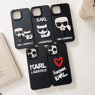 Ốp Điện Thoại Silicon Ba Chiều Hình Búp Bê Karl Lagerfeld Sang Trọng Cho