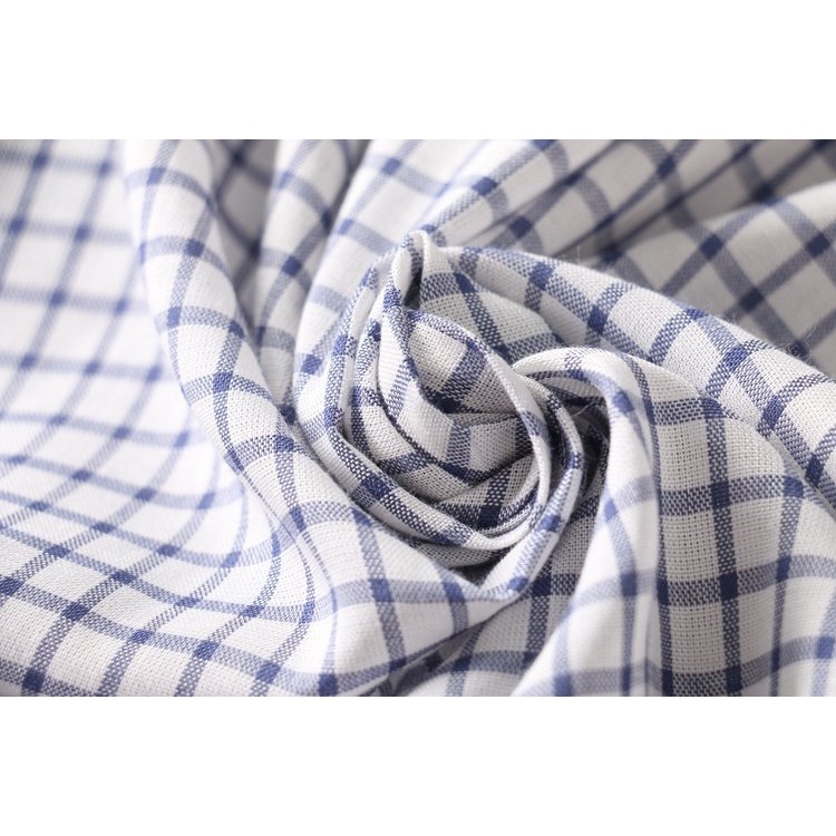 Áo Sơ Mi Nữ Form Rộng Tay Ngắn, Áo Đũi Nữ Cổ Tàu, Chất Liêu Đũi Mềm Mát SM50