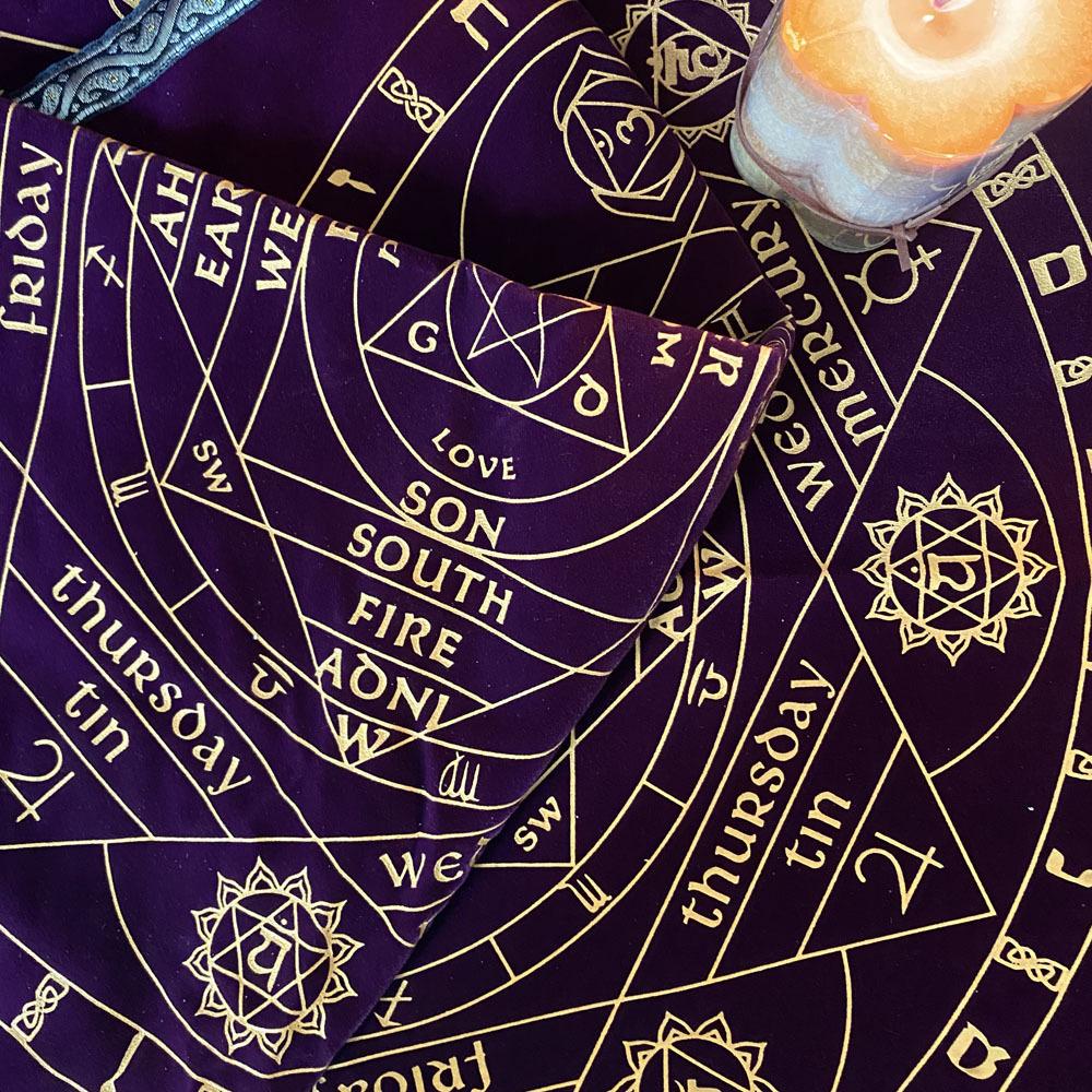 Khăn Trải Bàn Bó Bài Tarot REBUY1 Chất Liệu Nhung Cao Cấp