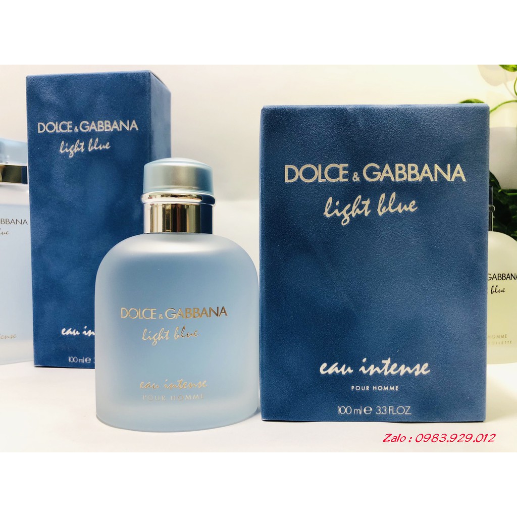 [Mẫu thử 2,5,10ml] Nước Hoa Dolce & Gabbana Light Blue Eau Intense