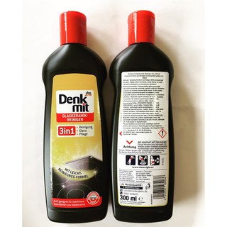 Dung dịch vệ sinh mặt kính bếp từ Denkmit 3 trong 1