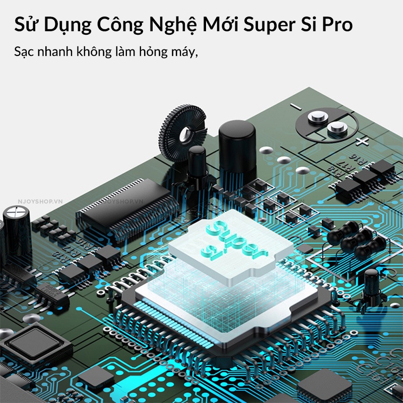 Củ Sạc Nhanh Baseus Super Si Pro Pastel Siêu Nhỏ Gọn Chân Type C 20w Qc3.0 Pd3.0 Cho Điện Thoại Smartphone Ip Njoyshop