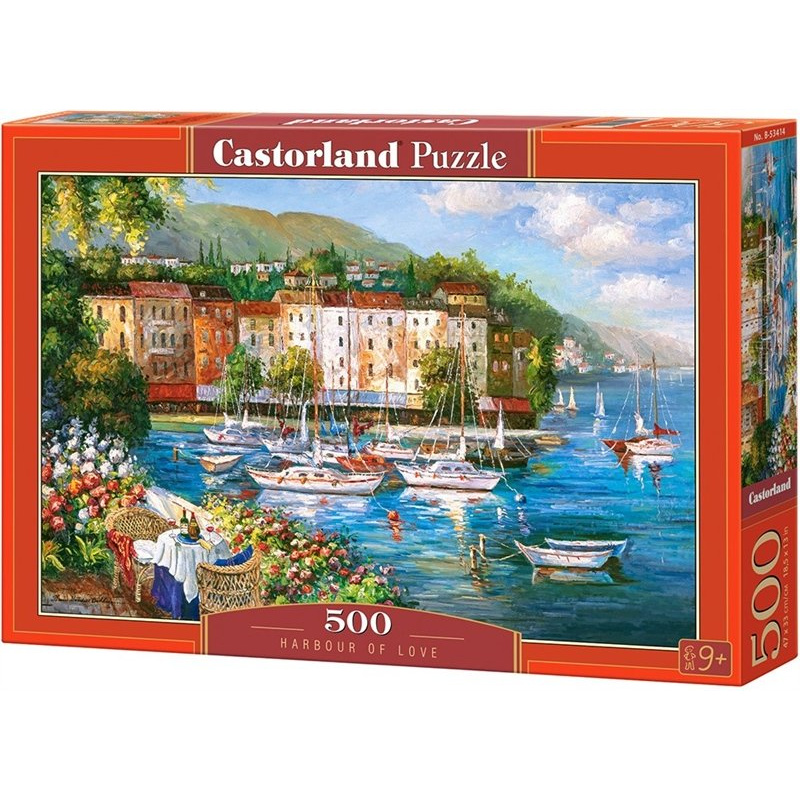 Xếp hình puzzle bến cảng tình yêu 500 mảnh CASTORLAND B-53414