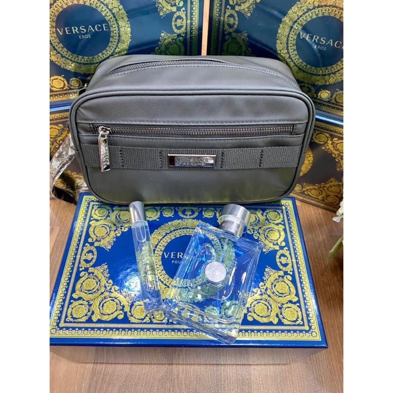 Bộ Nước Hoa Nam Versace kèm túi đựng mỹ phẩm | BigBuy360 - bigbuy360.vn