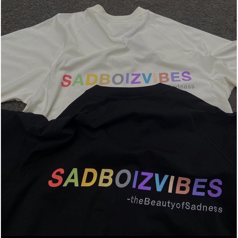 Áo Thun SADBOIZVIBES TEE 7 Màu Ful Tag Logo Thêu