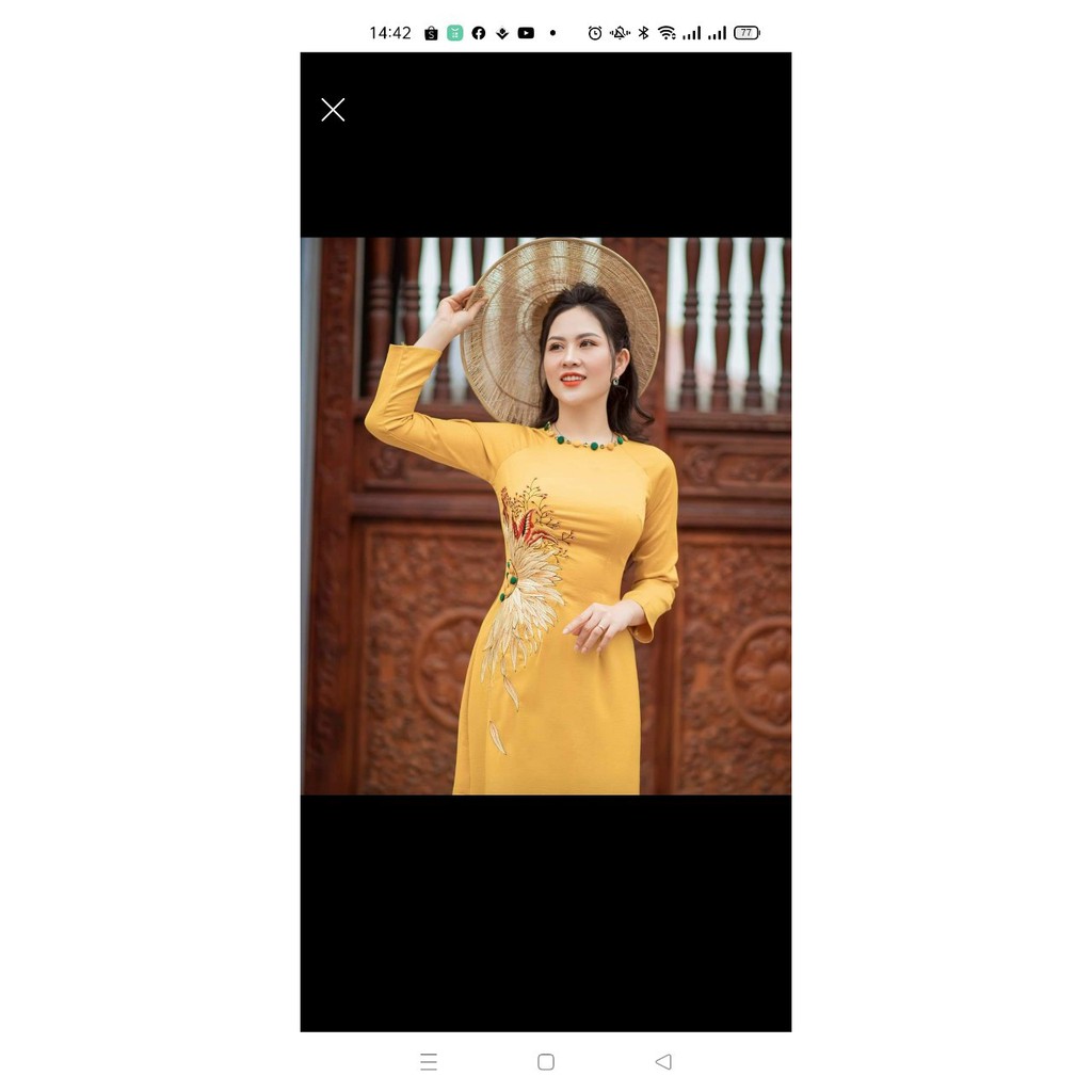 ÁO DÀI THÊU TÂY THI  MAY SẴN HOT HOT