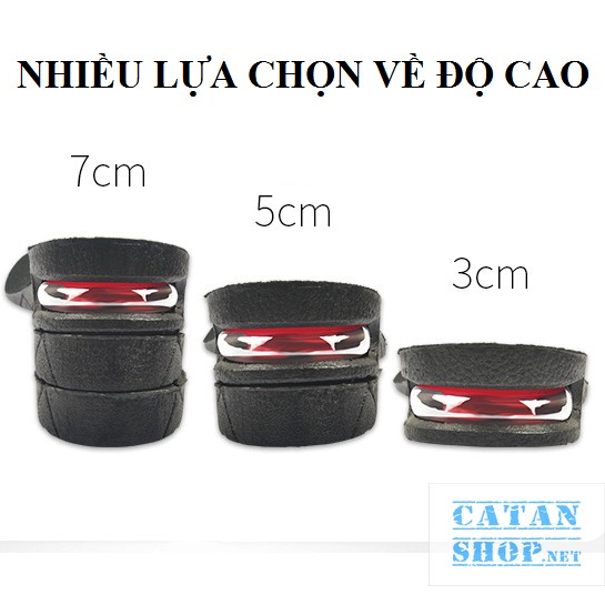 Miếng độn giày, lót giày tăng chiều cao nửa bàn từ 3cm – 7cm, có đệm khí siêu êm ái, GD450-TCC-A