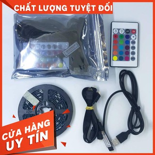 [Xả Kho] BỘ DÂY LED RGB 2M DÁN TRANG TRÍ MÀN HÌNH, BÀN, TƯỜNG,…
