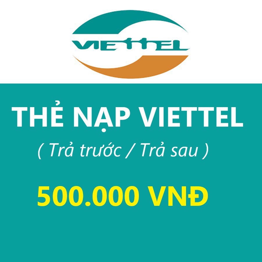 Thẻ Cào Viettel 500.000đ