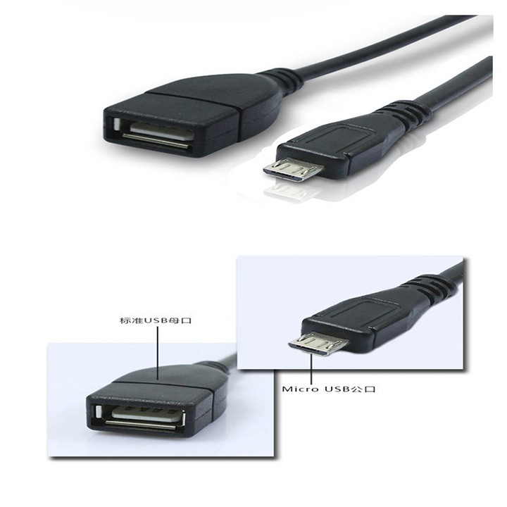 Cáp OTG nối điện thoại máy tính bảng bàn phím chuột USB MicroUSB youngcityshop 30.000