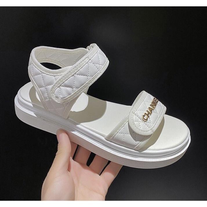 Giày sandal nữ đế cao su, dép quai hậu Ammy hot 2021 sandal đi học cho nữ AM024 -h91