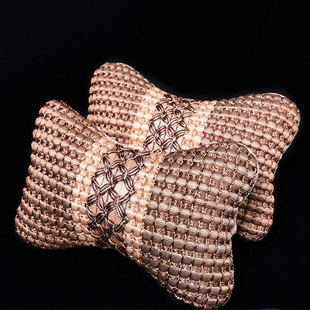 Gối Tựa Đầu Gắn Ghế Ngồi Xe Hơi Bằng Lụa Thoáng Khí