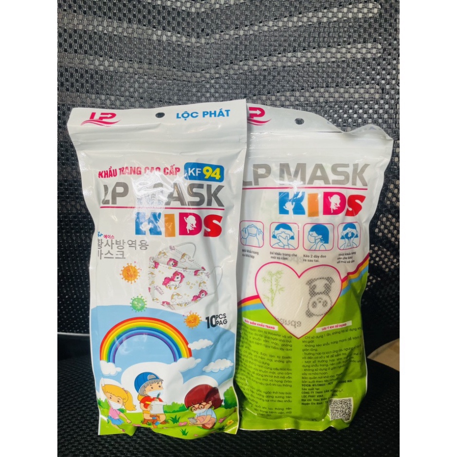 Thùng Khẩu Trang Trẻ Em KF94 LP Mask Kids Kháng Khuẩn, An Toàn Cho Bé