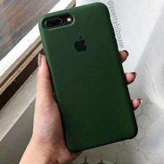 Ốp lưng nót nỉ chống bám bẩn màu xanh Rêu siêu hót cho iPhone 6+/7+/8plus