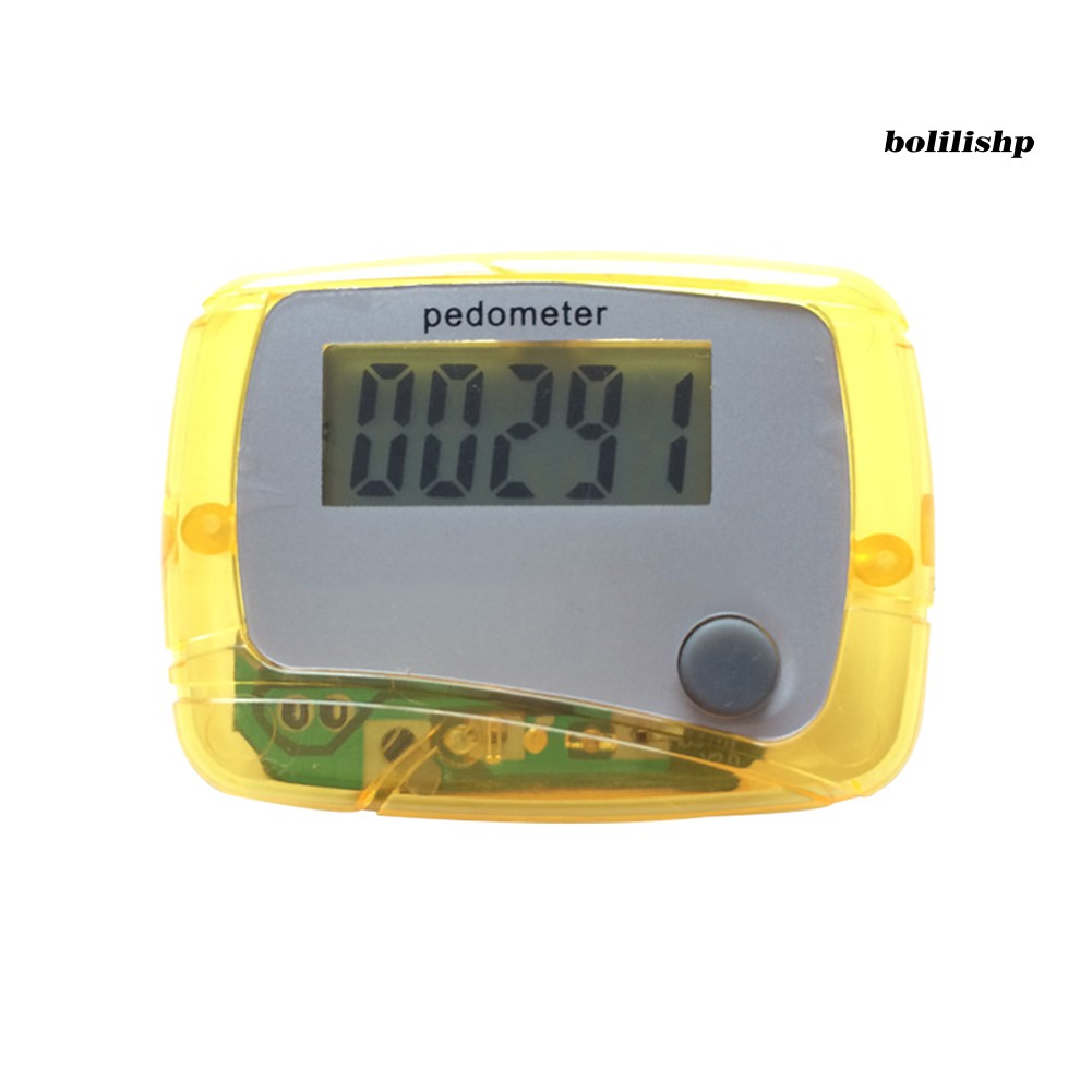 Máy Đếm Bước Chạy Bộ Kỹ Thuật Số Mini Màn Hình Lcd