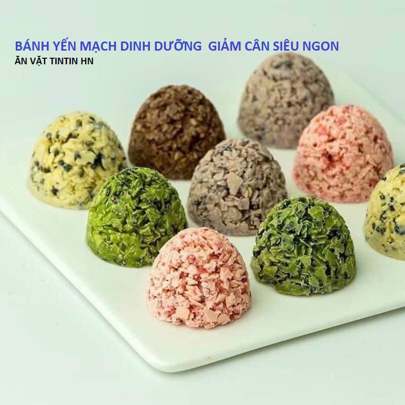 Bánh yến mạch dinh dưỡng đủ vị siêu ngon