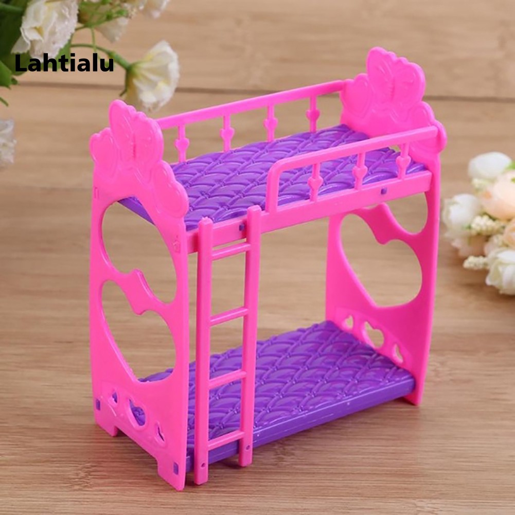 Mô Hình Đồ Chơi Giường Ngủ Mini 11.5x14cm Bằng Nhựa Cho Bé Gái