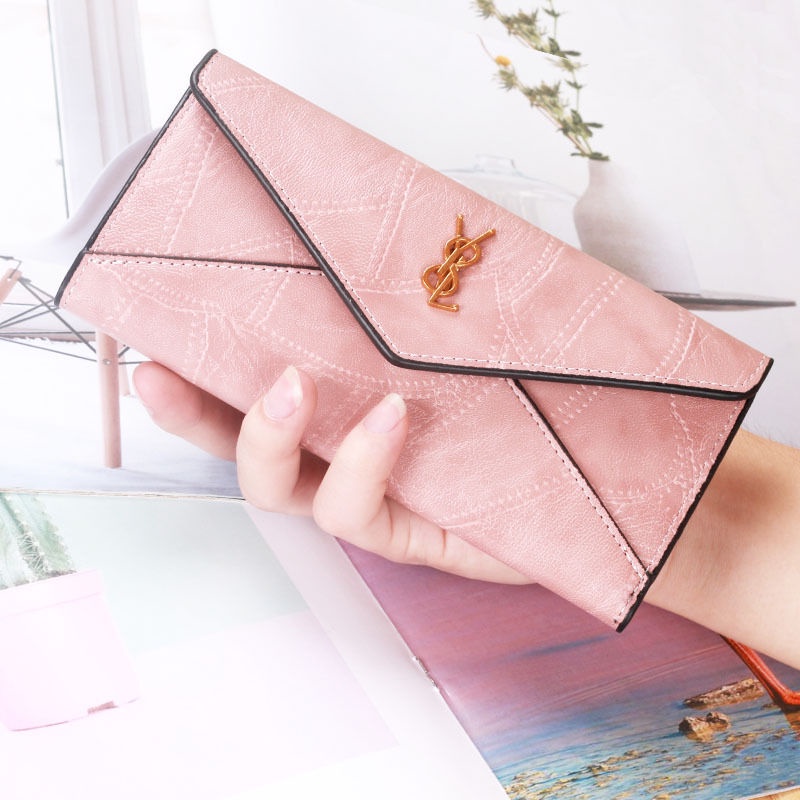 Ví Dài Gập Ba Đa Năng Phong Cách Âu Mỹ 2022