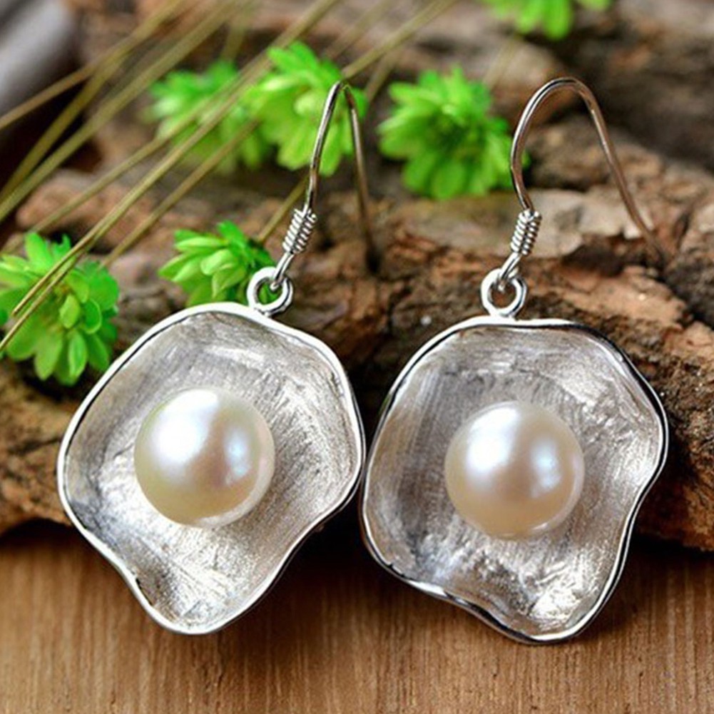 🍀Cochise Faux Pearl Shell Earrings