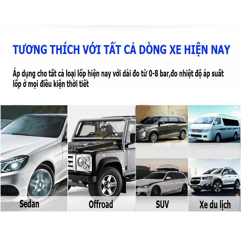 Cảm Biến Áp Suất Lốp TPMS Tẩu Gắn Ngoài Cao Cấp