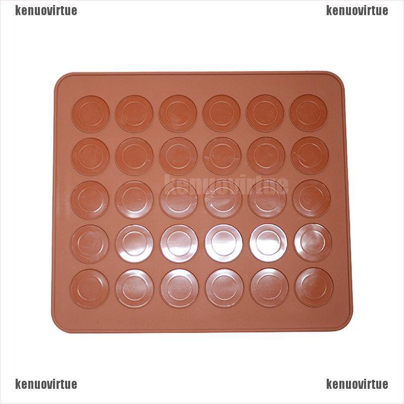 Tấm khuôn làm bánh Macaron 30 ô bằng chất liệu silicone