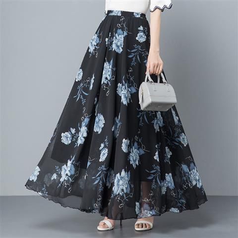 Chân Váy Dài Qua Mắt Cá Chân 2021 Thời Trang Đi Biển Thanh Lịch | BigBuy360 - bigbuy360.vn