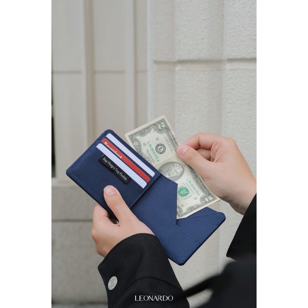 Ví Vải Nam Nữ (6 Màu) Leonardo - Mini Mladen Wallet - Vải Polyester 600D Kháng Nước
