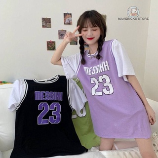 Áo thun bóng rổ số 23 form rộng tay lỡ siêu hot