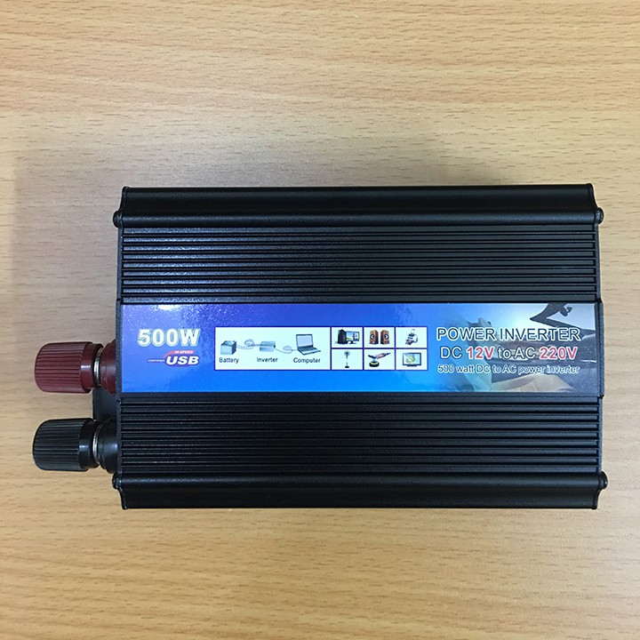 Bộ kích điện ắc quy 12V lên 220V 500W INVERTER