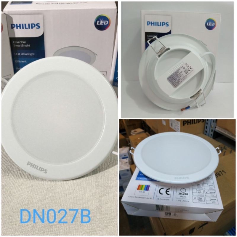 Đèn Led âm Trần 10w Philips Dơnlight DN027B G2 D125