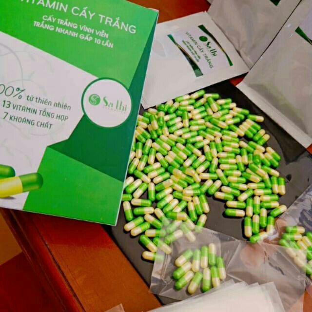 COMBO 50v VITAMIN CẤY TRẮNG SA THỊ (1 gói)