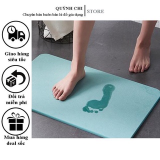 Thảm đá lau chân chùi chân dậm chân siêu thấm Nhật Bản kích thước 60x40cm