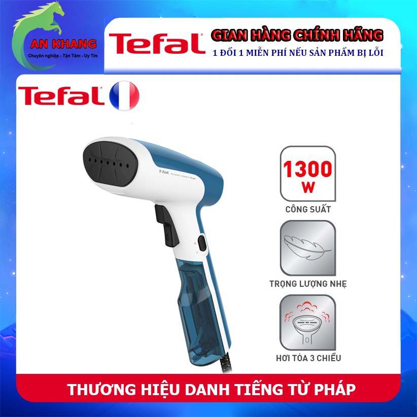 [Mã ELHADEV giảm 4% đơn 300K] Bàn Ủi Hơi Nước Cầm Tay Tefal DT6130E0 1300W - Hàng Chính Hãng (Bảo Hành Toàn Quốc 2 Năm)