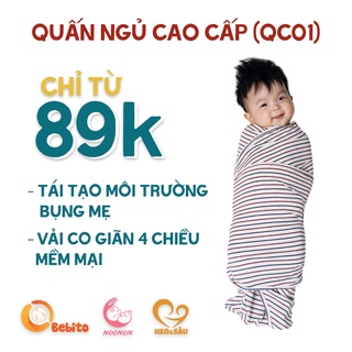 Quấn chũn, nhộng chũn noonon giúp bé sơ sinh ngủ ngon, sâu giấc hơn
